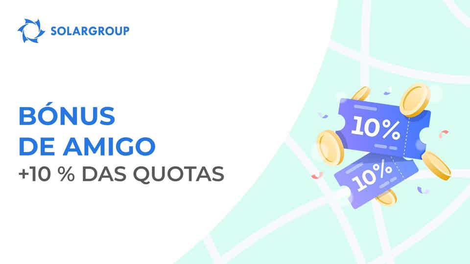 Como posso adquirir quotas de bónus na aquisição de um pacote de investimento?