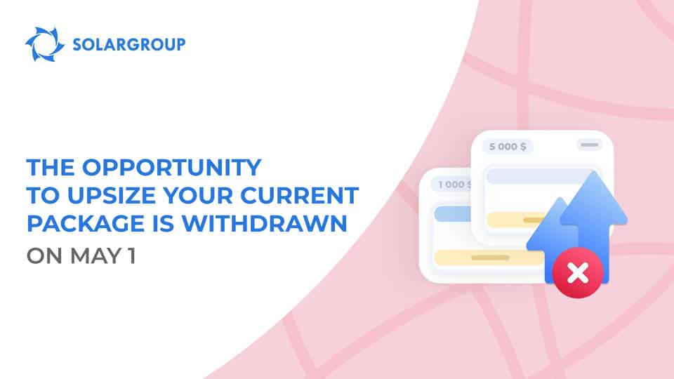 Hurry up to upsize your current installment plan!