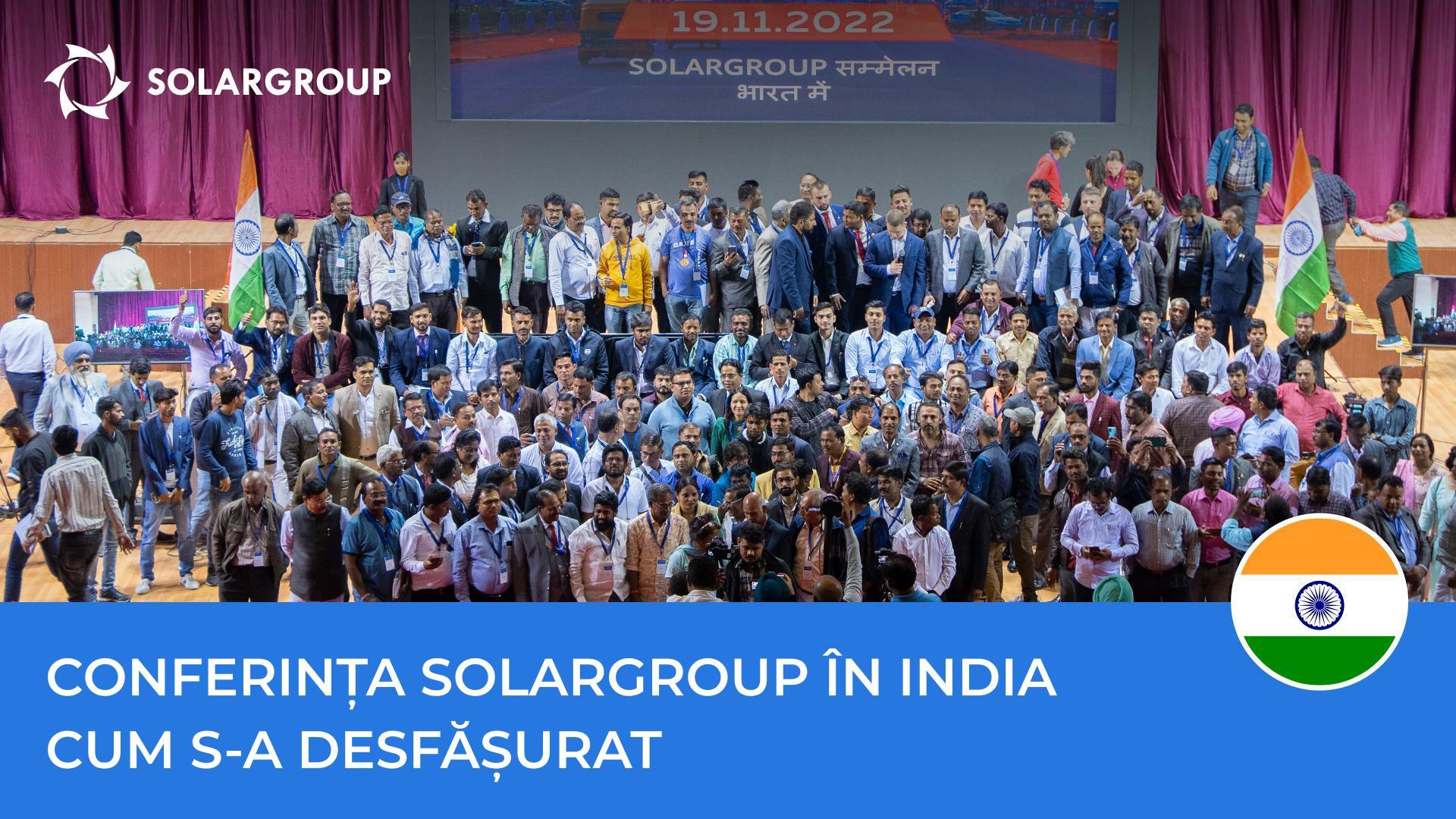 Conferința SOLARGROUP în India: cele mai memorabile aspecte ale evenimentului