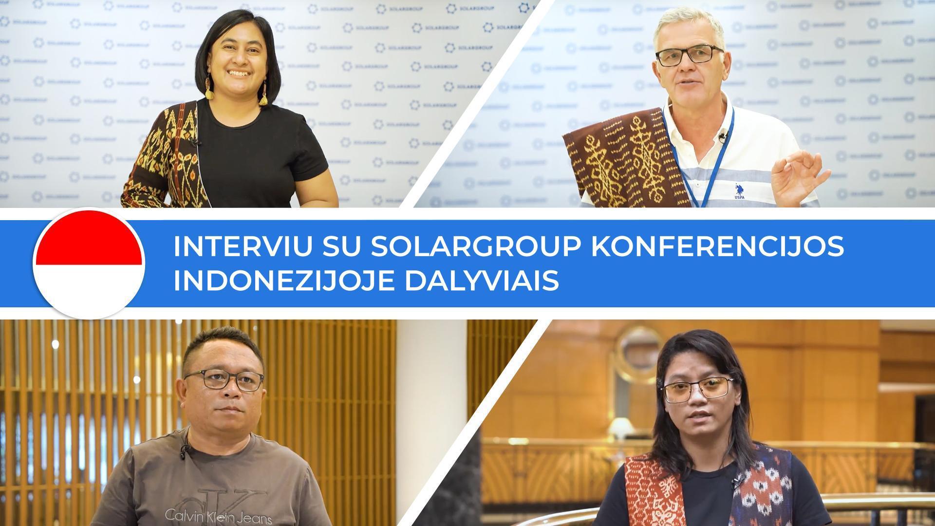 Interviu su konferencijos Indonezijoje dalyviais: galingas pozityvo krūvis