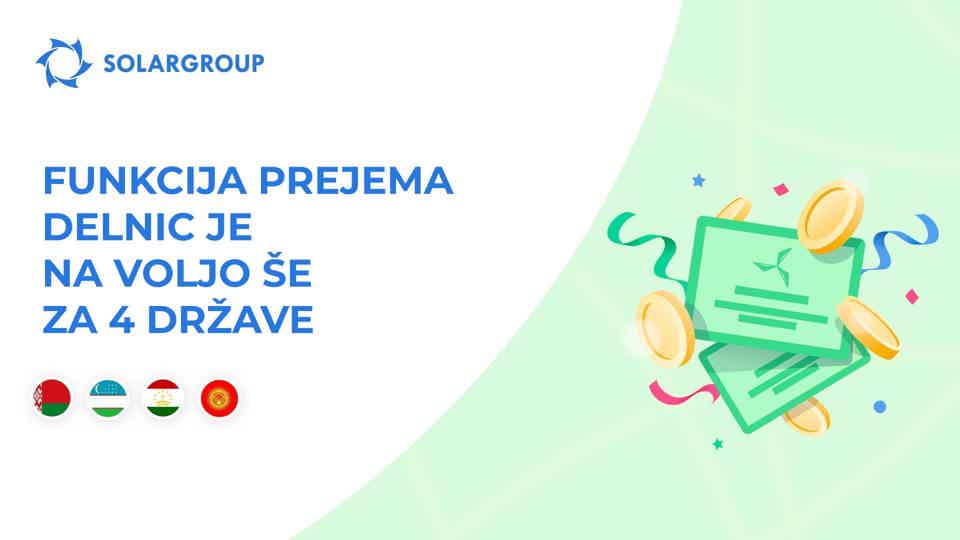 Odpiramo funkcijo za Belorusijo, Uzbekistan, Tadžikistan in Kirgizistan