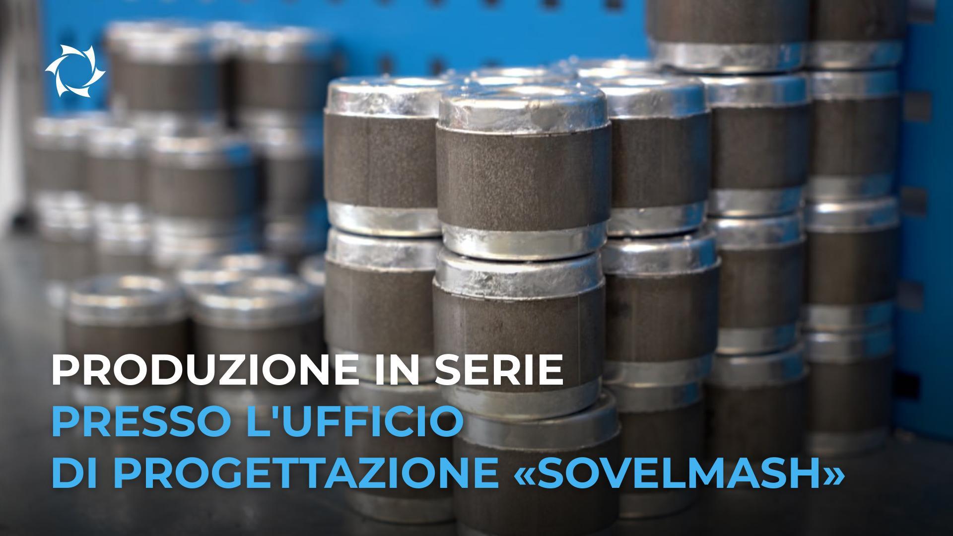 Componenti dei futuri prodotti di «Sovelmash», realizzati con le proprie attrezzature