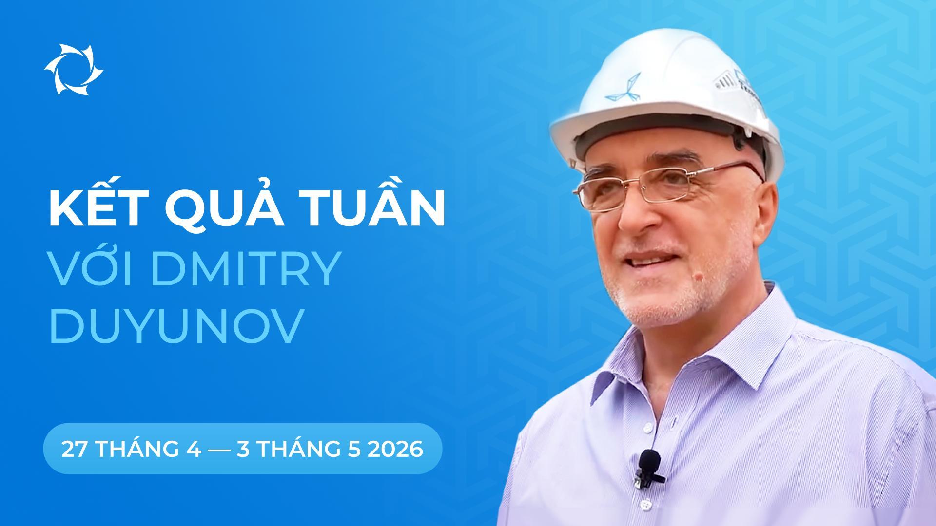 Tổng kết tuần của dự án «Động cơ Duyunov»
