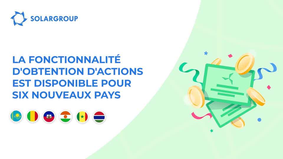 Nous lançons des fonctionnalités au Kazakhstan, au Mali, en Haïti, au Niger, au Sénégal et en Gambie.