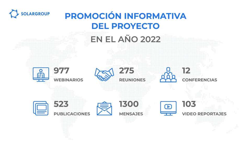 Promoción informativa del proyecto en la etapa 17