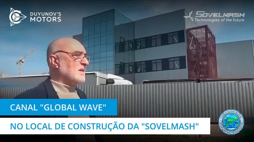 Yaroslav Starukhin de visita à "Sovelmash"