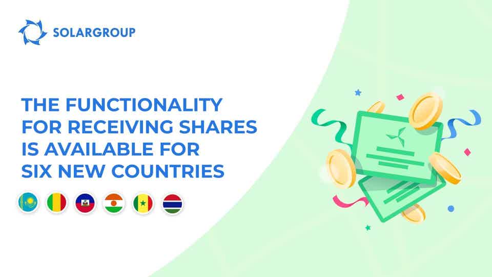 We are launching functionality in Kazakhstan, Mali, Haiti, Niger, Senegal, and The Gambia.