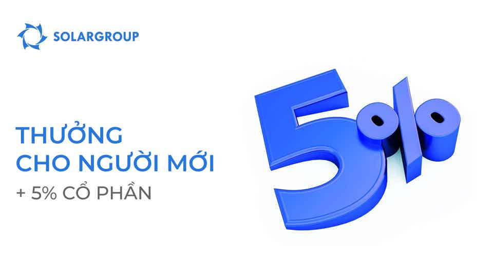 Chúng tôi cung cấp +5% cổ phần cho mỗi khoản thanh toán được thực hiện trong vòng 7 ngày sau khi đăng ký