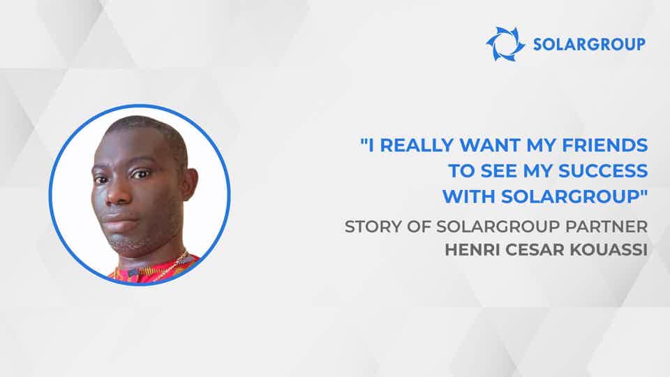 SOLARGROUP's activities are impeccable | Story of SOLARGROUP partner Henri Cesar Kouassi