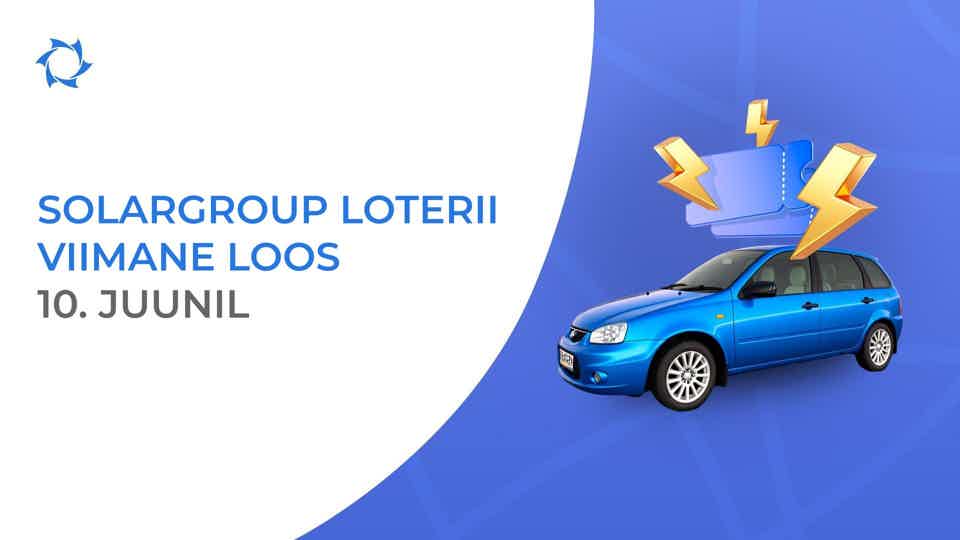 SOLARGROUP loterii kolmanda vooru otseülekanne