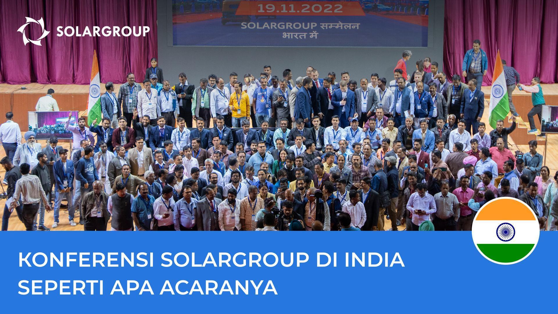 Konferensi SOLARGROUP di India: yang berkesan di acara ini