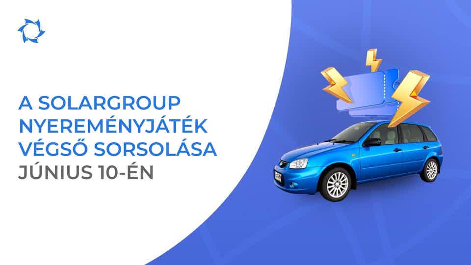 Élő közvetítés a SOLARGROUP nyereményjáték harmadik fordulójának sorsolásáról