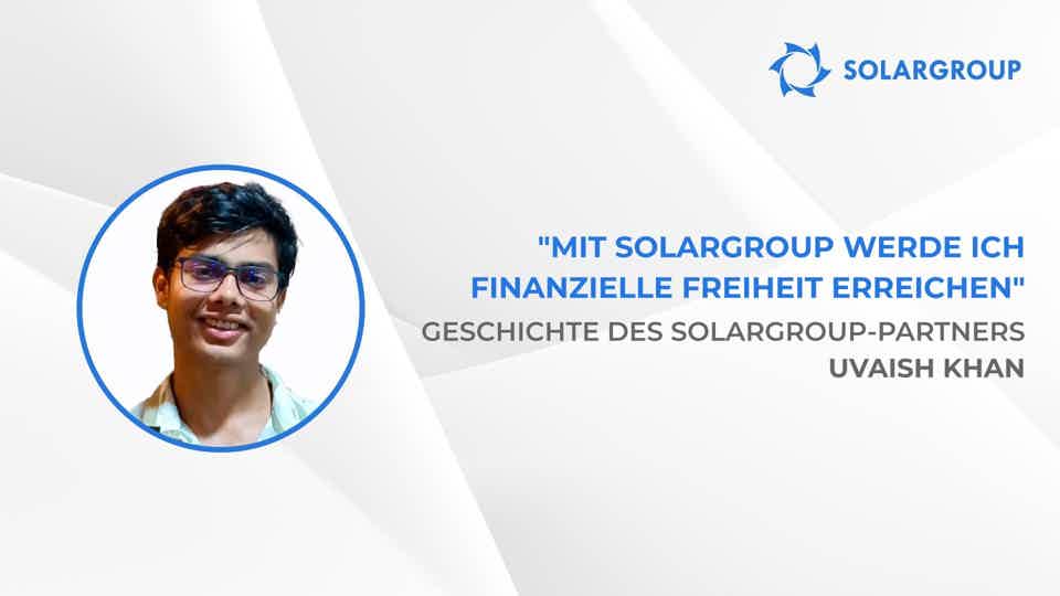Die beste Entscheidung des Lebens | Geschichte des SOLARGROUP-Partners Uvaish Khan