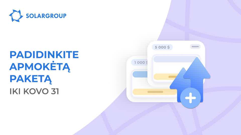 Geriausias diskontas paketo padidinimui!