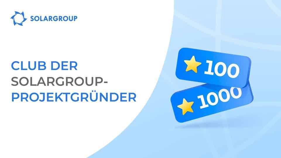 Erweiterung des Clubs-100 und des Clubs-1000!