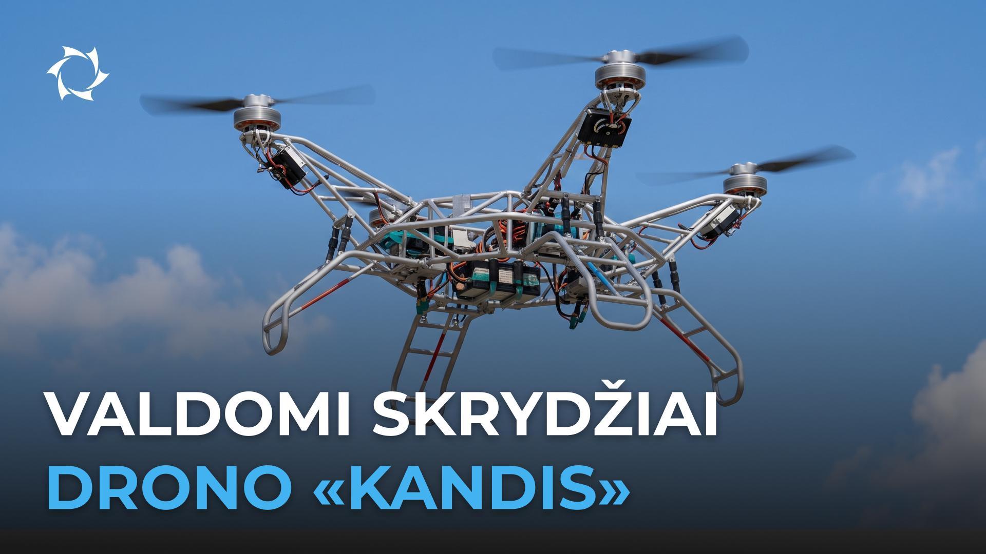 Nauji itin sunkaus drono „Kandis“ bandymai