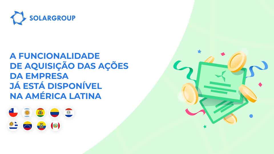 Disponibilização de acesso à funcionalidade a 9 países da América Latina