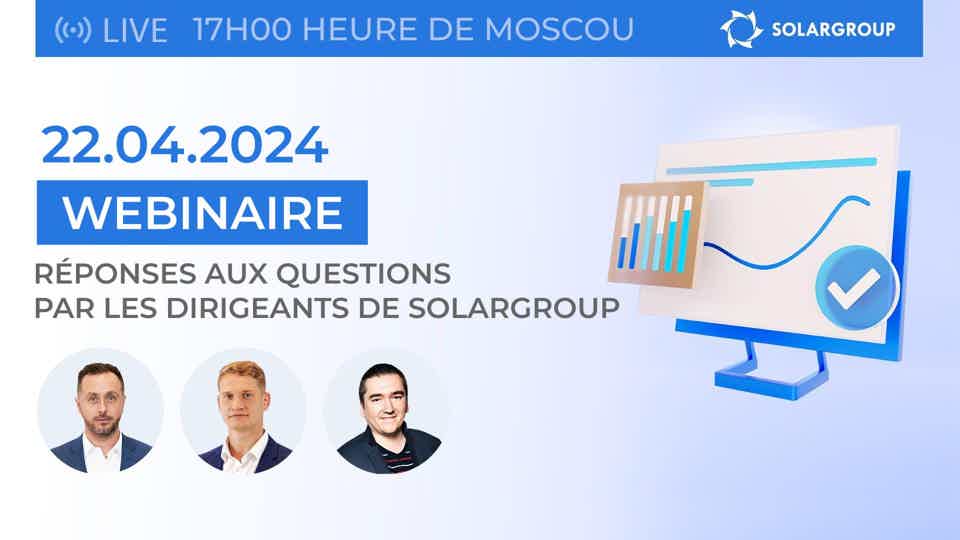Webinaire en direct avec la direction de SOLARGROUP