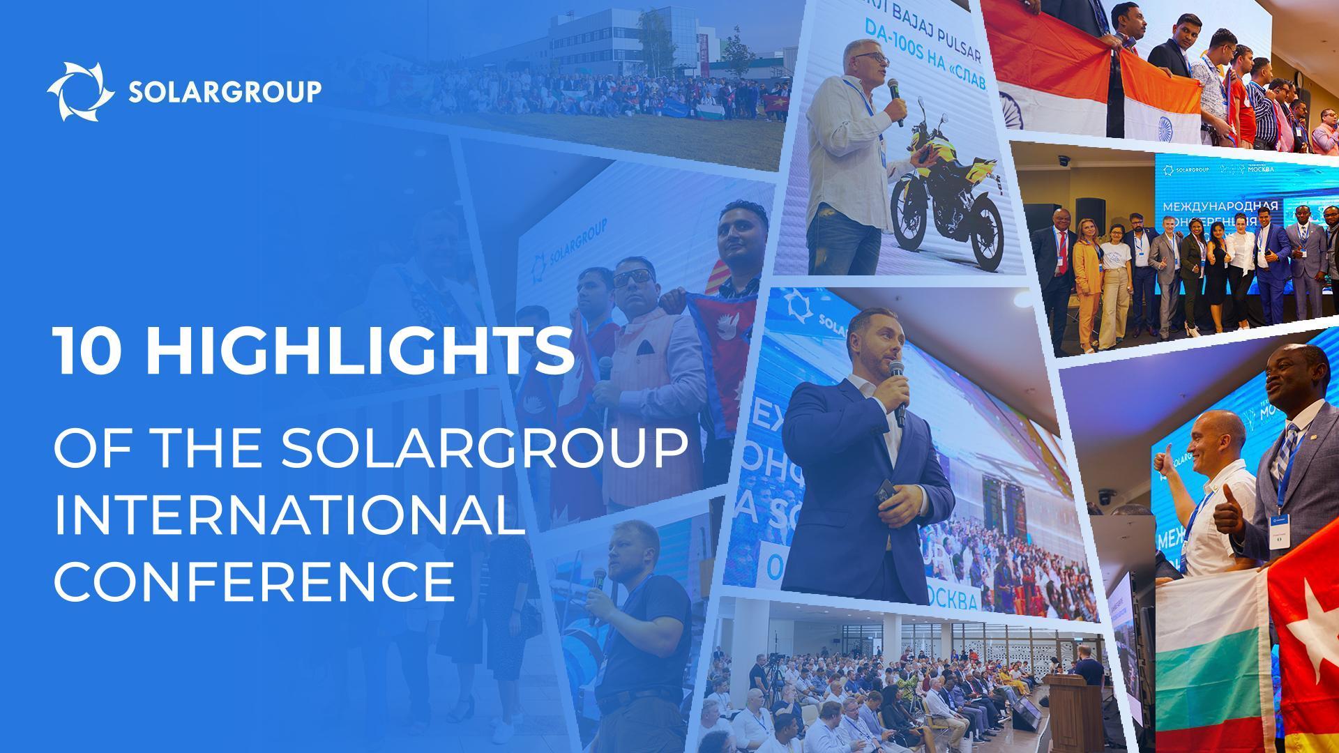 10 highlights of the SOLARGROUP International Conference