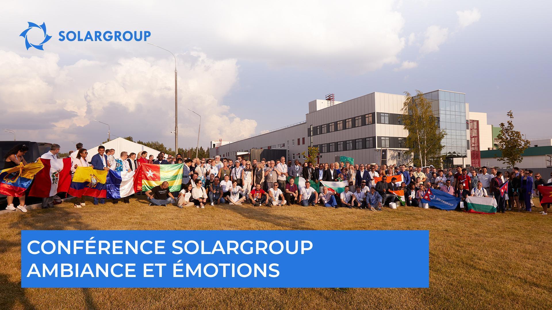 Conférence SOLARGROUP : ambiance et émotions