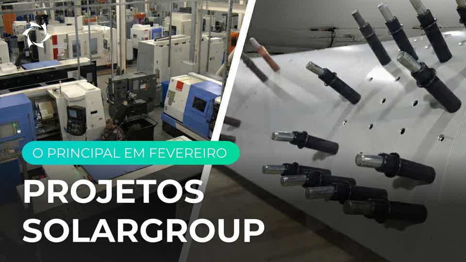 Passagem à produção em série e a primeira visita de clientes: fevereiro nos projetos da SOLARGROUP