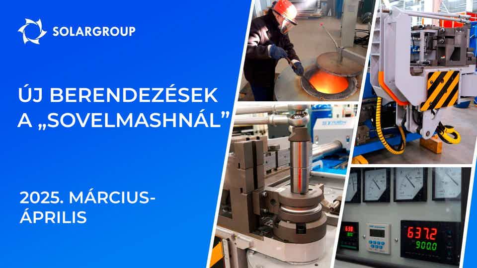 Milyen berendezésekkel bővült a „Sovelmash" TMTI eszközparkja?