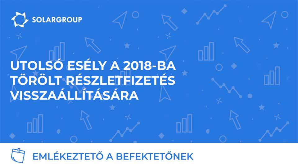 Siessenek visszacsatlakozni a projektbe a legkedvezőbb feltételekkel