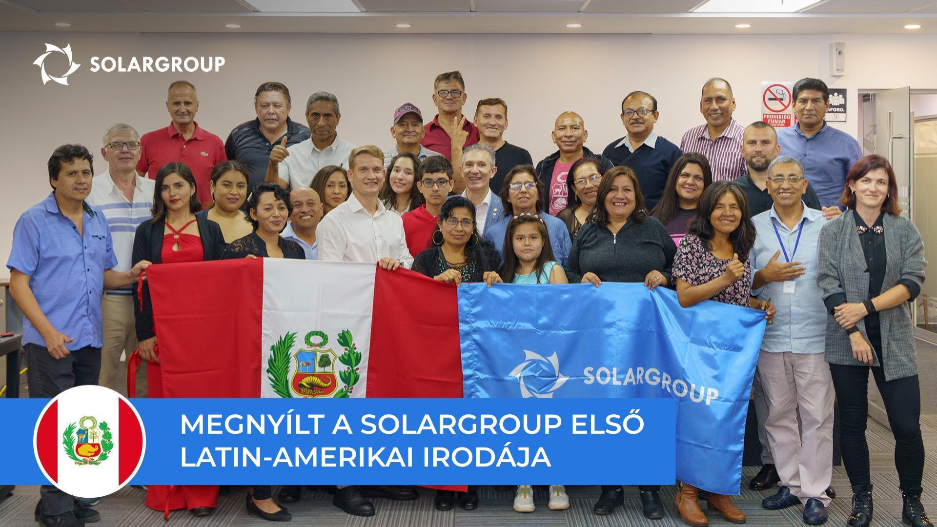 Új lépés a projekt latin-amerikai fejlődésében: a SOLARGROUP irodát nyitott Peruban