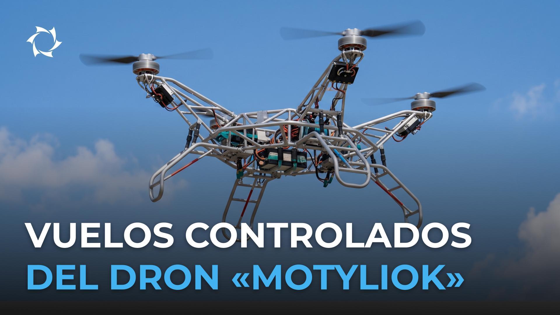 Nuevos ensayos del dron superpesado «Motyliok»