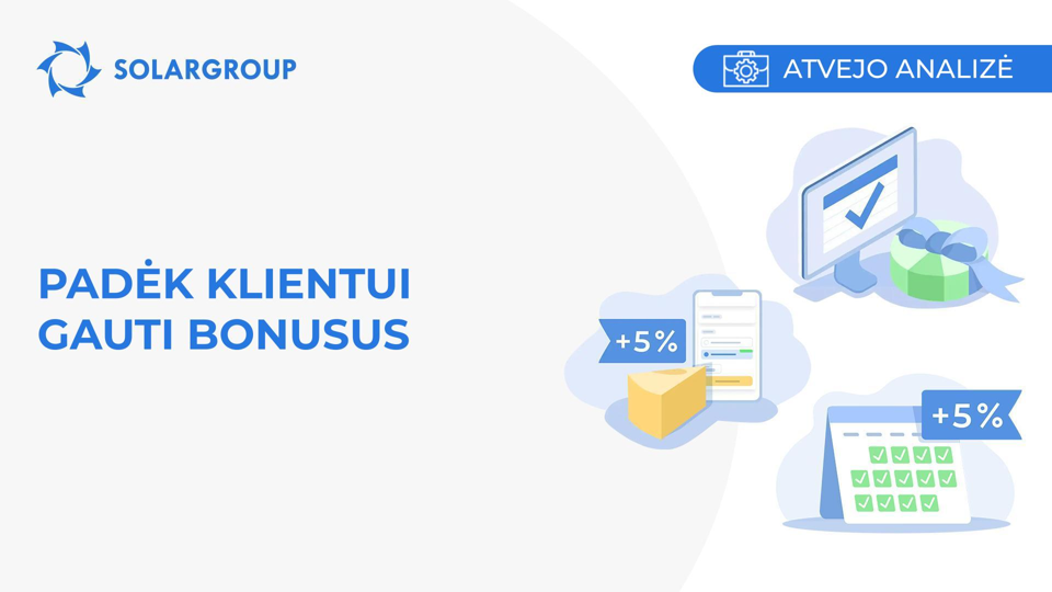 Padėk klientui gauti bonusus | Atvejis iš partnerio gyvenimo