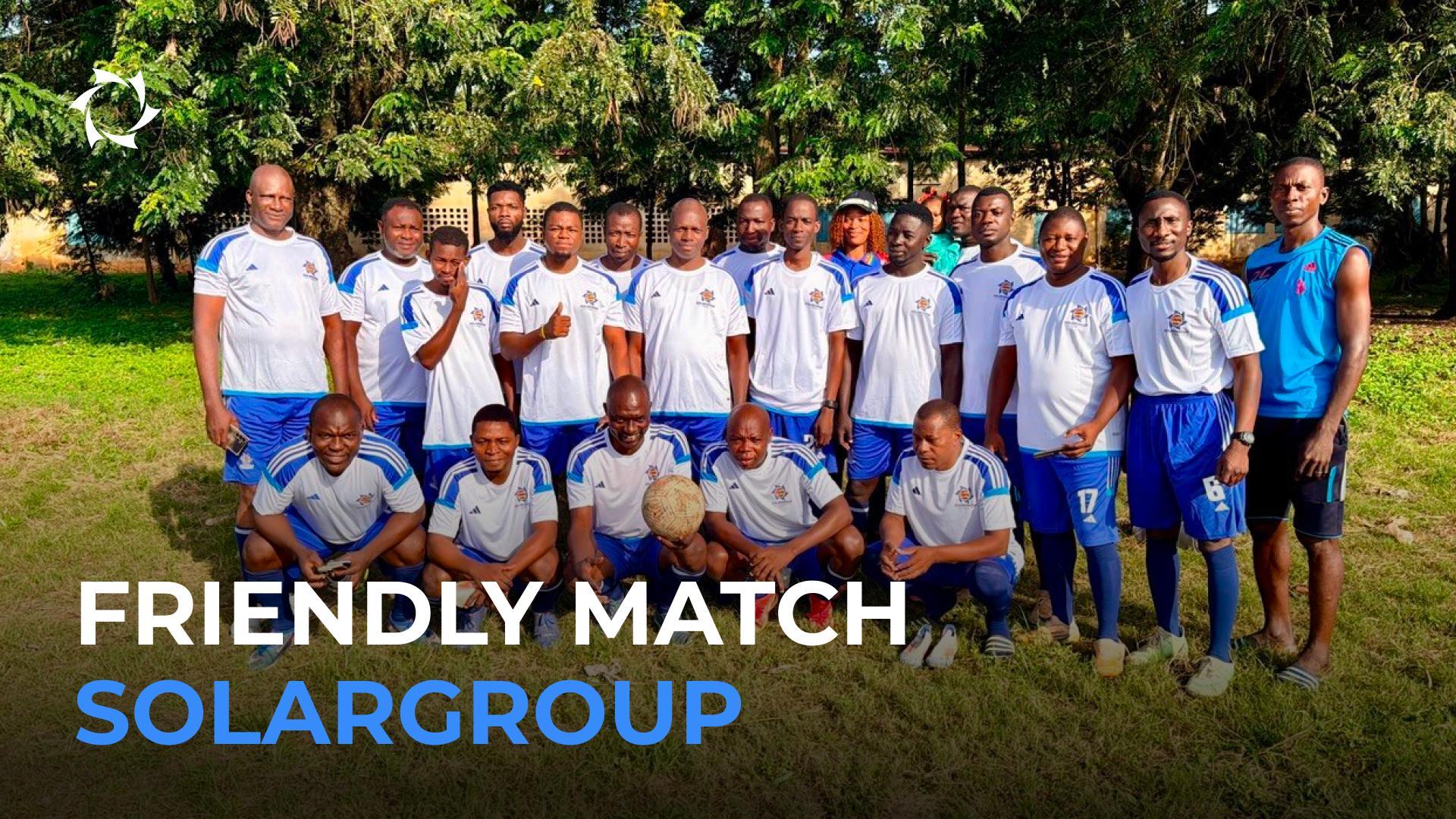 SOLARGROUP partners from Togo met on the pitch in Amlamé