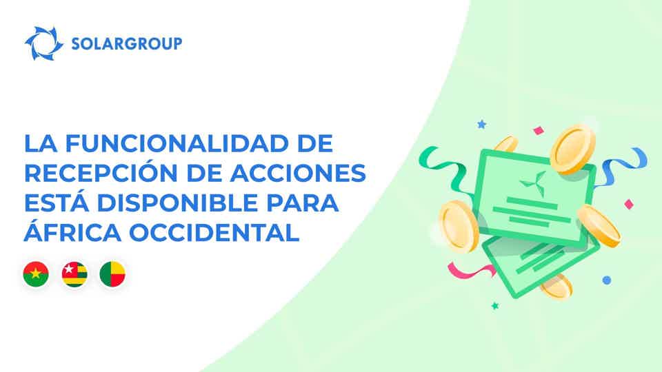 Abrimos la funcionalidad para 3 países de África Occidental