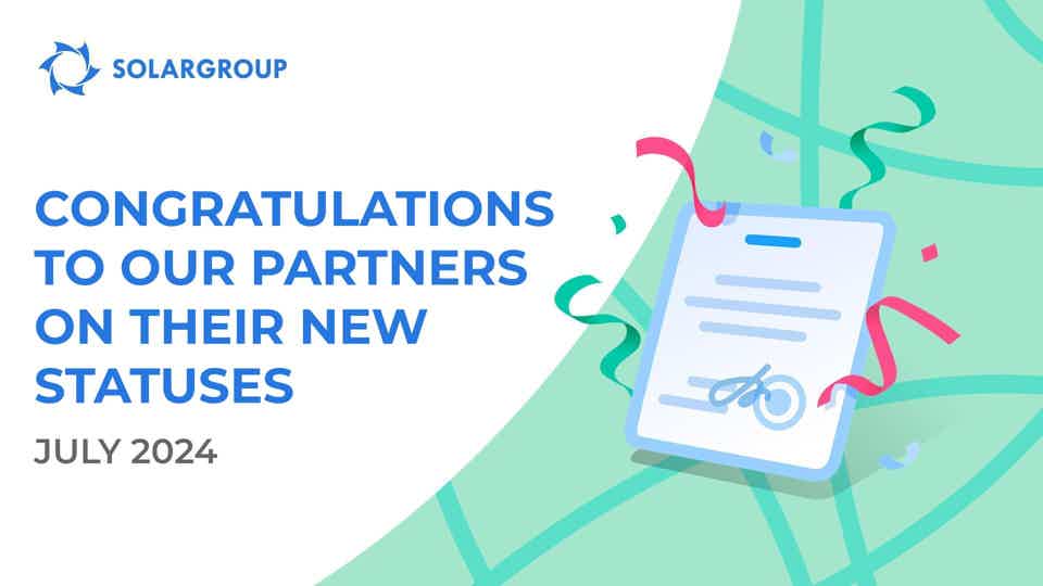 We welcome our partners to their new statuses!👏