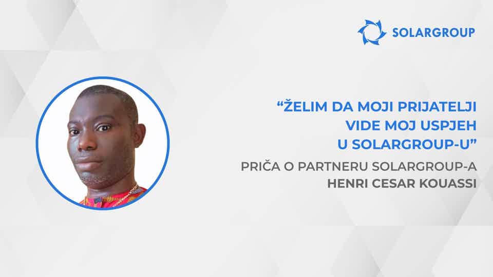 Aktivnosti tvrtke SOLARGROUP su besprijekorne | Priča partnera SOLARGROUP - Henri Cesar Kouassi