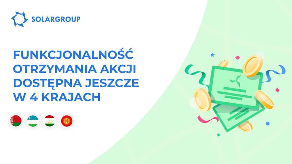 Otwarta funkcjonalność dla Białorusi, Uzbekistanu, Tadżykistanu i Kirgistanu