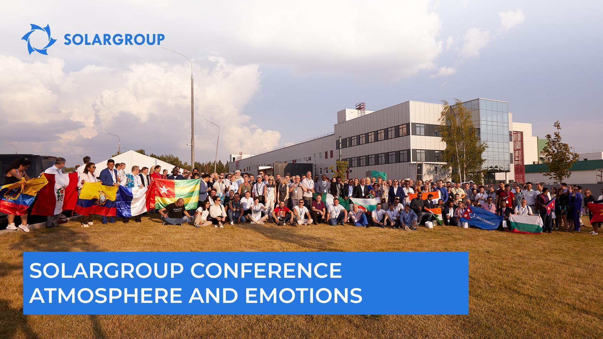 SOLARGROUP conference: atmosphere and emotions