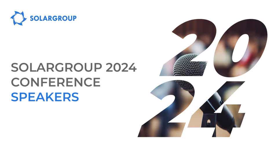 Who will be speaking at the SOLARGROUP International Conference in Moscow?