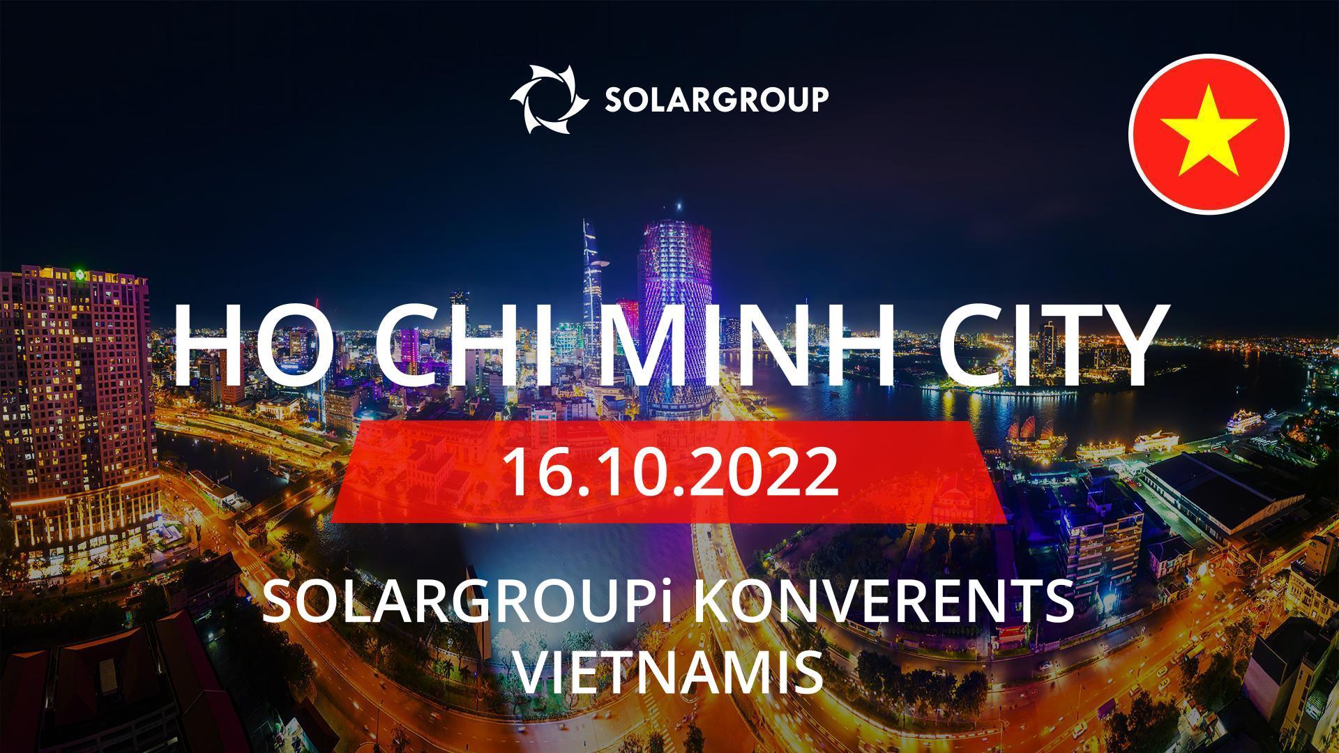 SOLARGROUPi konverents Ho Chi Minh City's