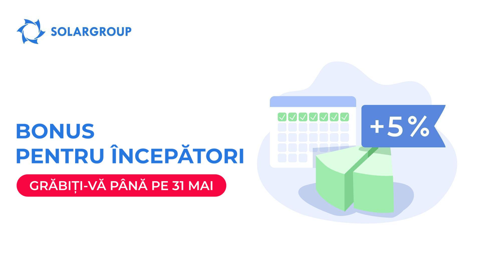 Grăbiți-vă să investiți pentru prima dată în proiect și să obțineți cu 5% mai multe cote de investiție