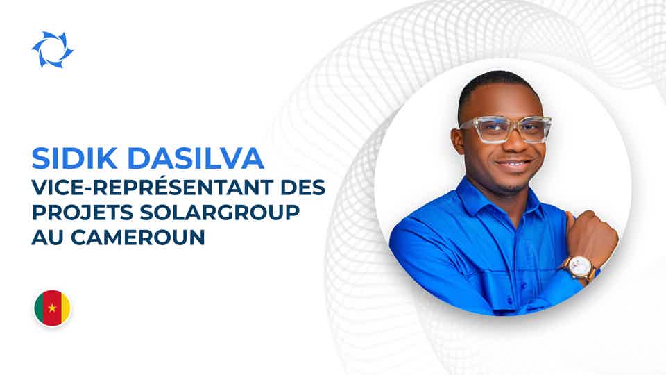 Sidik DASILVA – vice-représentant SOLARGROUP au Cameroun