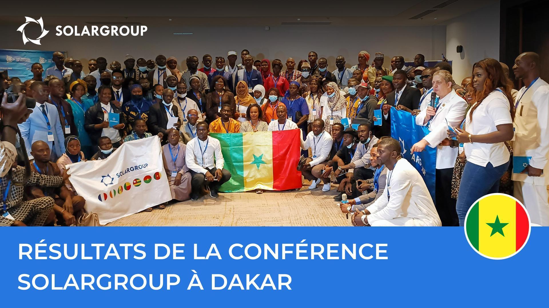 Résultats de la conférence SOLARGROUP à Dakar