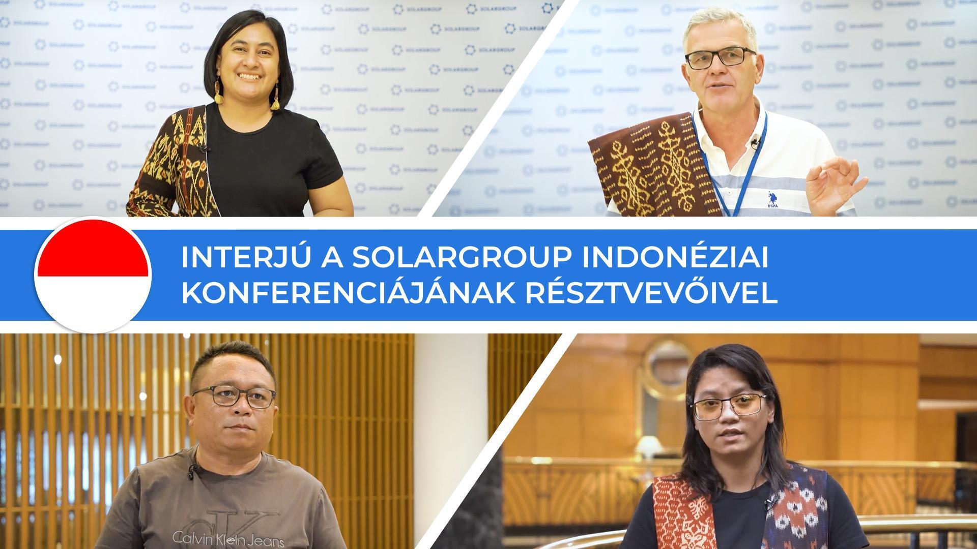 Interjúk az indonéziai konferencia résztvevőivel: az erőteljes pozitív töltés