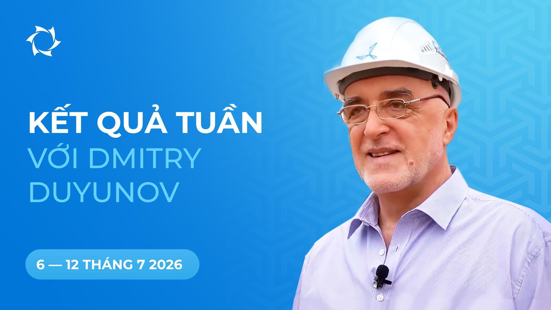 Tổng kết tuần của dự án «Động cơ Duyunov»