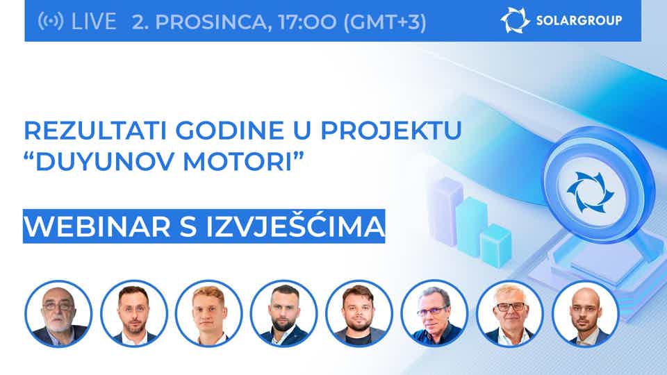 Već sutra se pridružite webinaru s izvješćima tvrtke SOLARGROUP