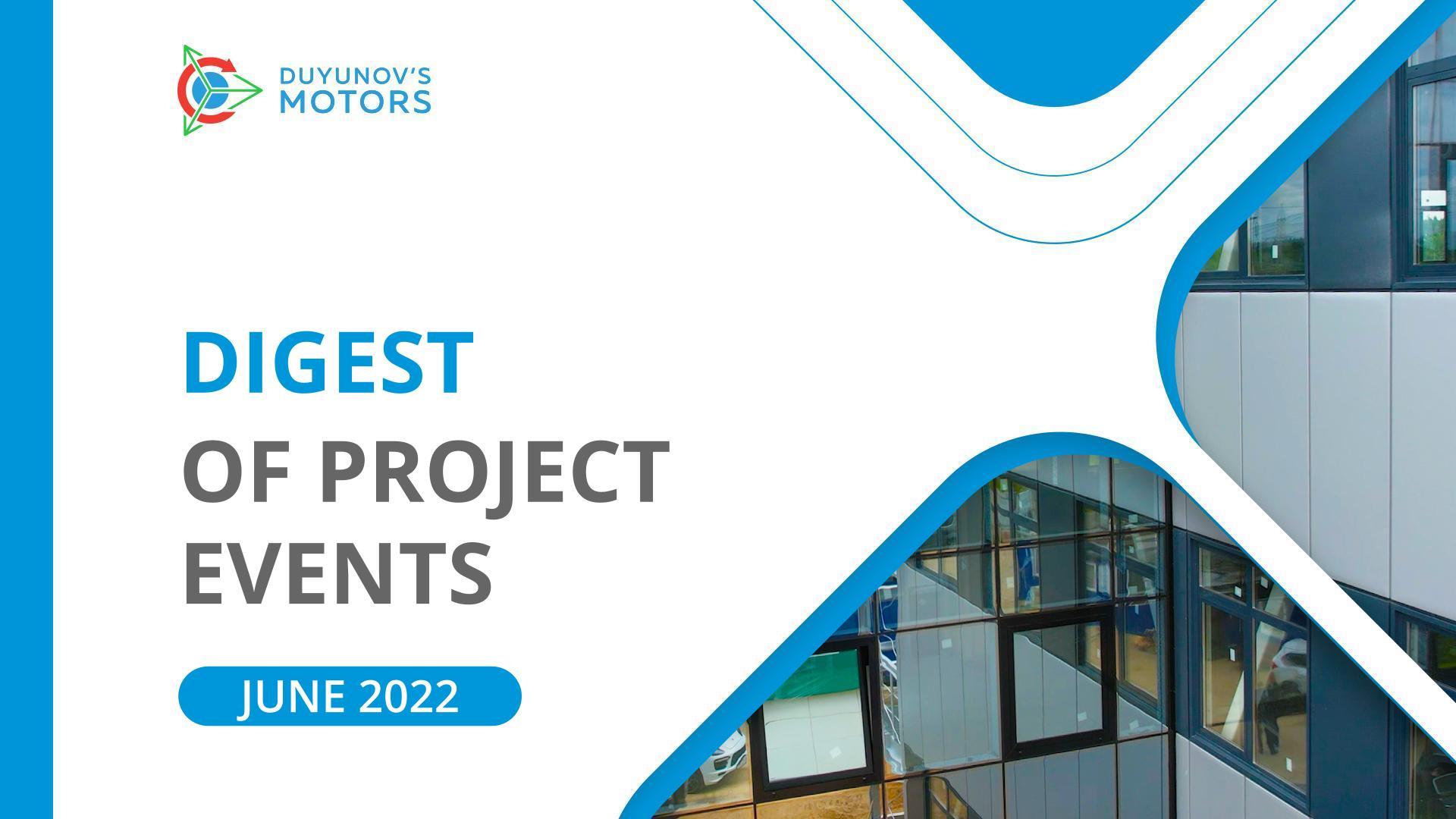 Key Project Events: June Digest