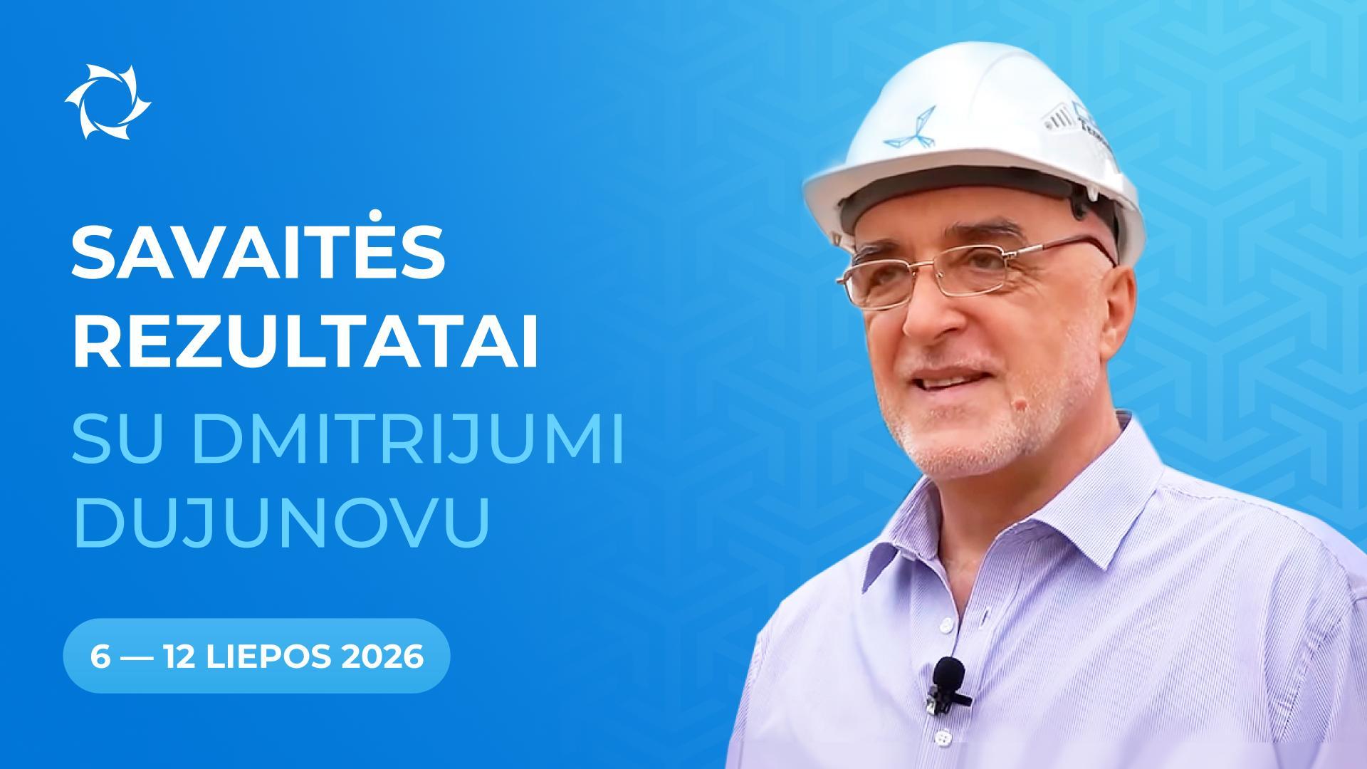 Savaitės apžvalga projekte „Duyunovo varikliai“