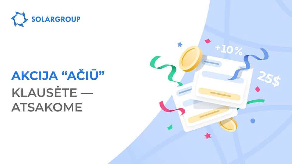 Kaip gauti bonusų maksimumą akcijoje „Ačiū“