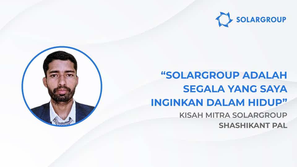 "Sovelmash" adalah cinta pada pandangan pertama | Kisah mitra SOLARGROUP, Shashikant Pal, India