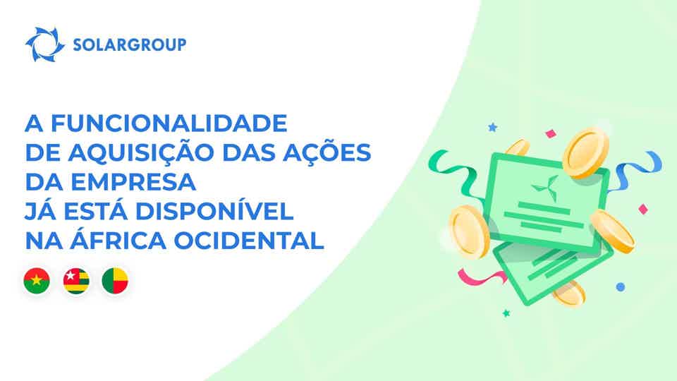 Disponibilização da funcionalidade a 3 países da África Ocidental