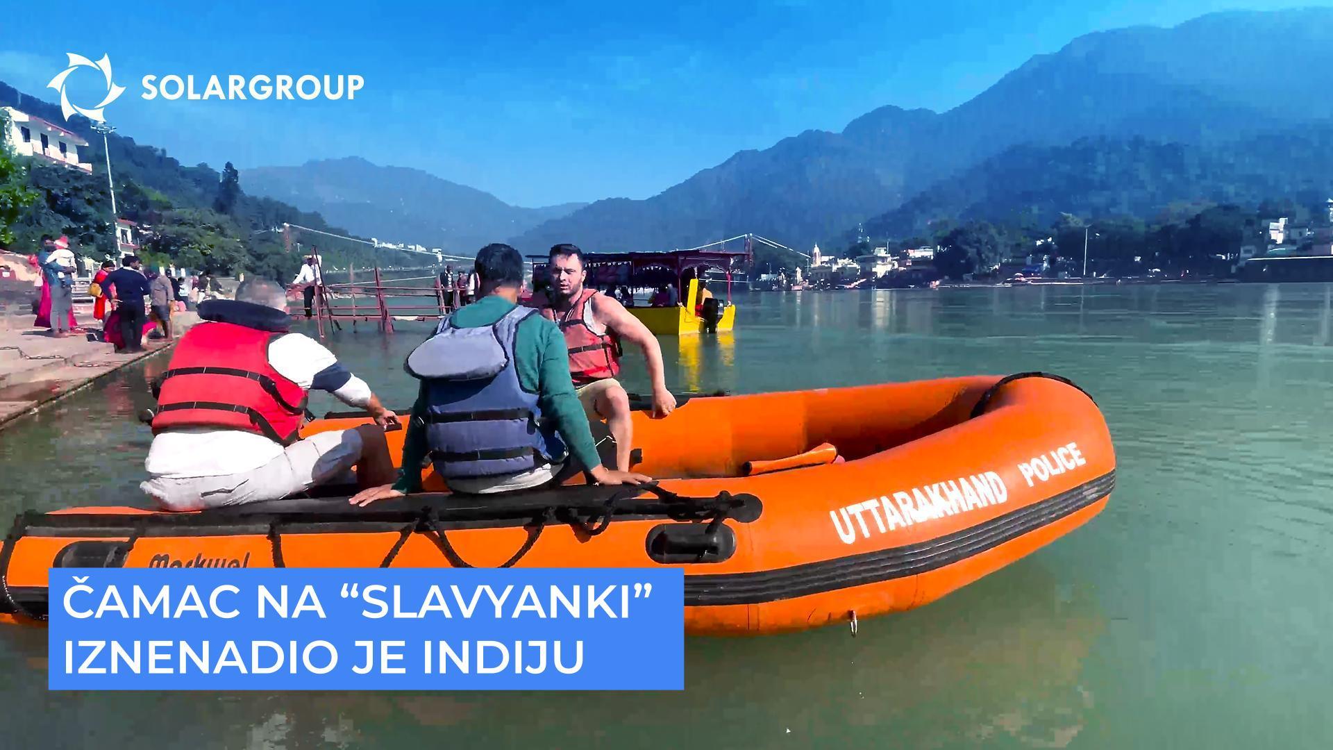 Kako je izvanbrodski motor na "Slavyanki" iznenadio poduzetnike iz Indije